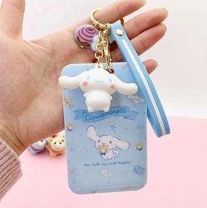 CINNAMOROLL Gold Keychain and Card Holder Case